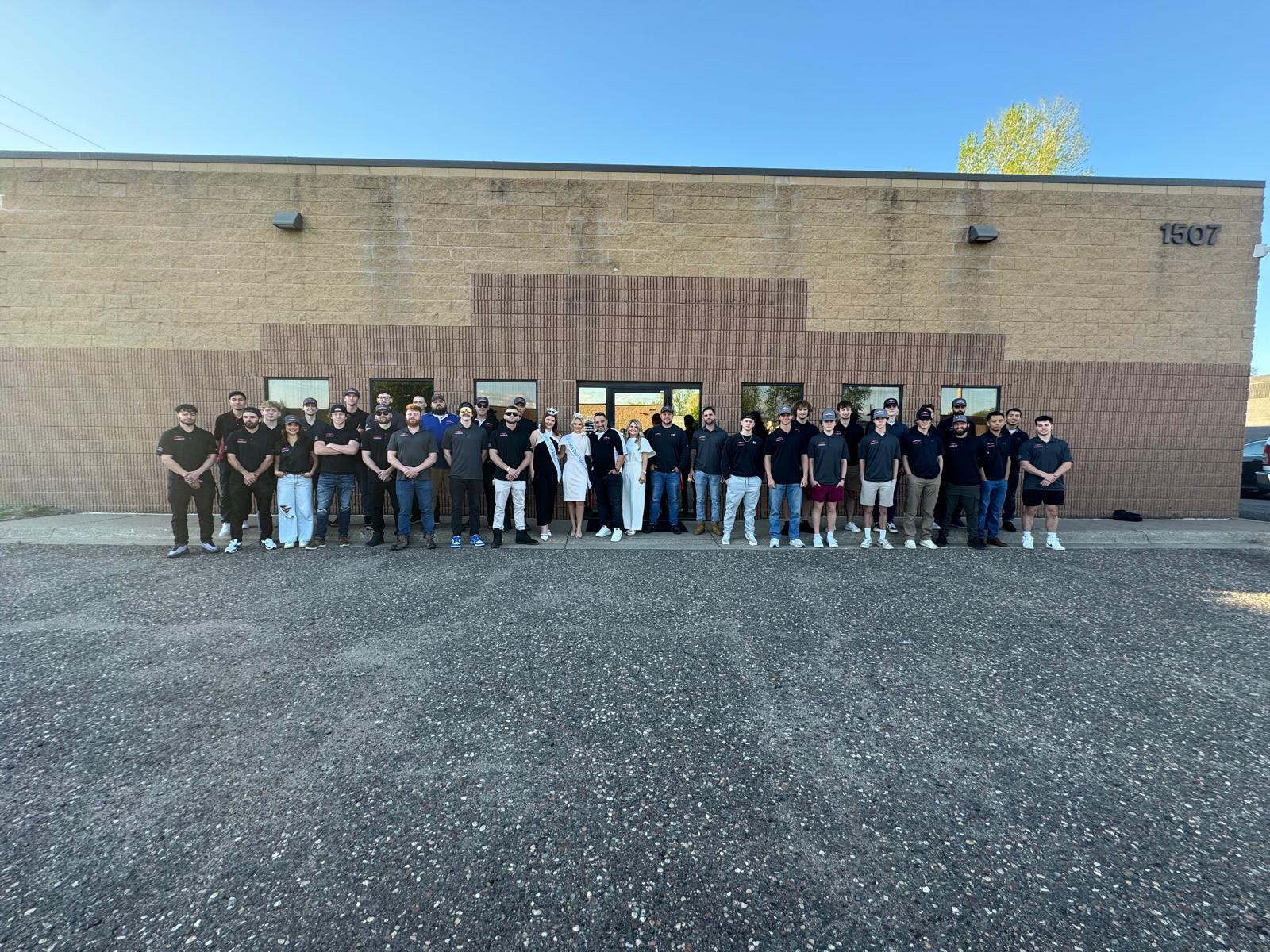 Smart Construction and Remodeling team outside the Blaine office