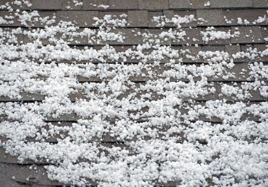 roof hail damage Forest Lake, Inver Grove Heights, Lakeville, Maple Grove, Minneapolis and Minnetonka, Minnesota.