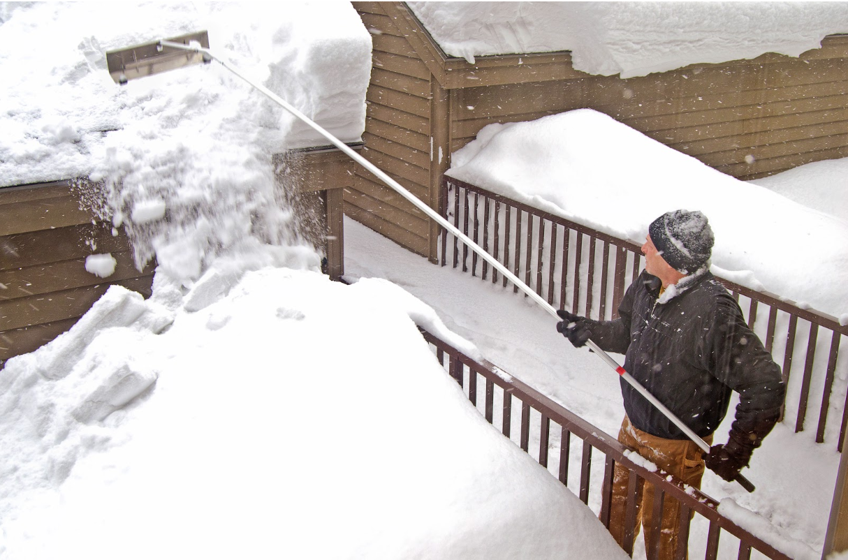 protect your roof from winter damage snow removal 